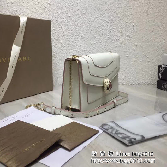BVLGARI寶格麗 專櫃新款 蛇頭扣環 單層蛇頭包 單肩斜挎包 B39174 FYD1417